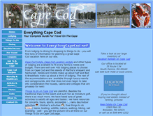 Tablet Screenshot of everythingcapecod.net